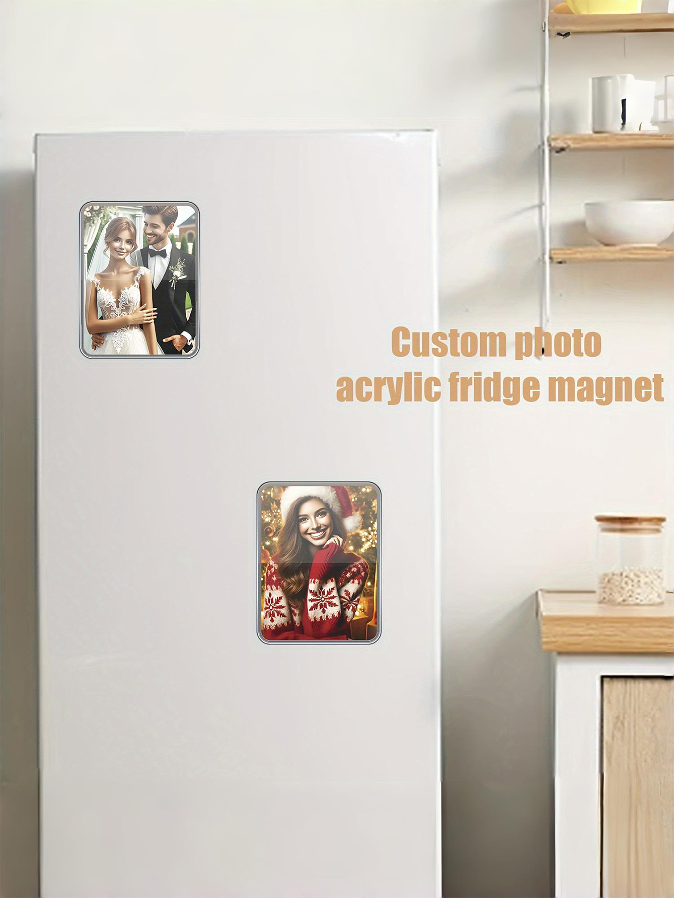Custom Acrylic Photo Fridge Magnets